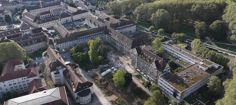 Déconstruction de l'Hôpital Saint-Jacques à Besançon